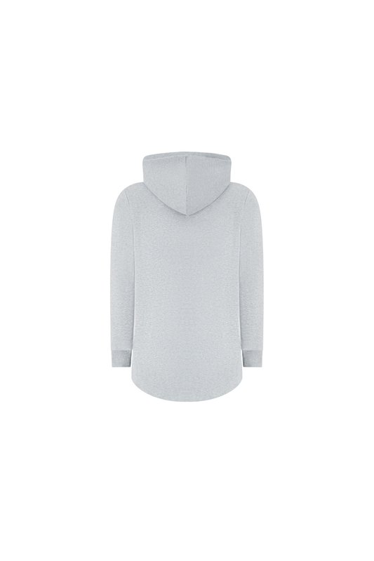 Empile Gray Hoodie – back view, premium streetwear unisex